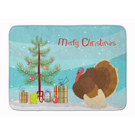 Carolines Treasures French Turkey Dindon Christmas Machine Washable Memory Foam Mat BB9357RUG